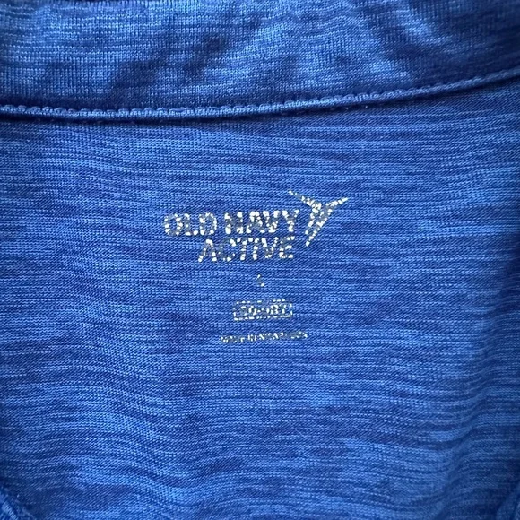 Old Navy Blue and Gray Polo Shirt - Mens - Picture 2 of 3